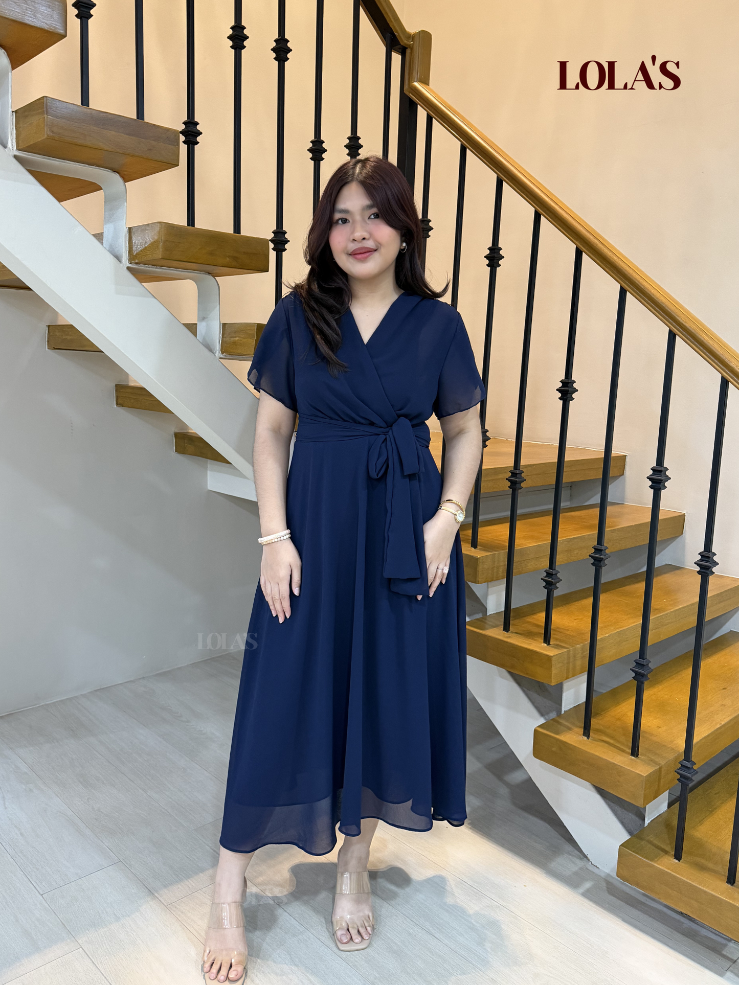 Glinda Dress (Navy Blue)