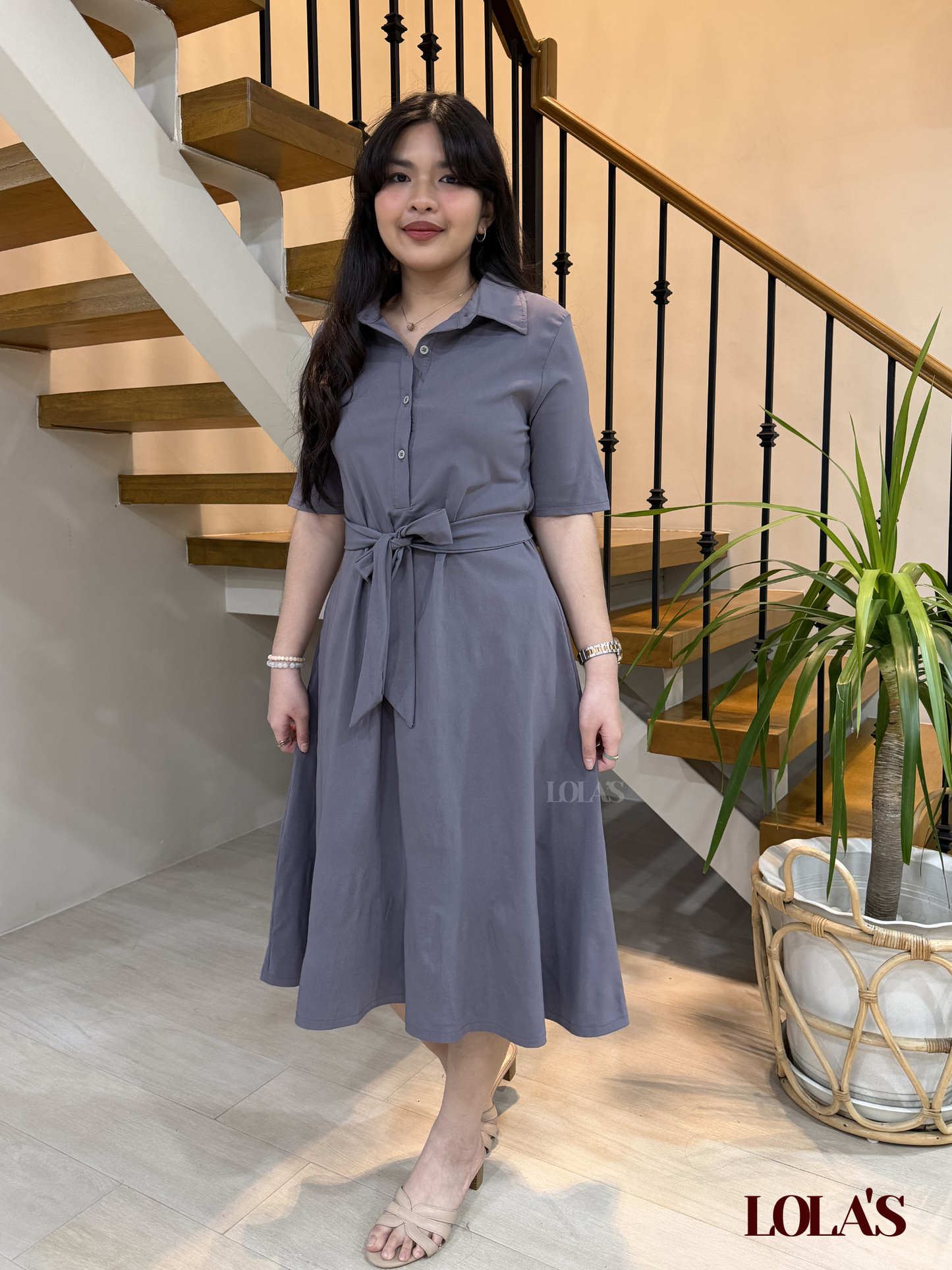 Bianca Dress (Gray)