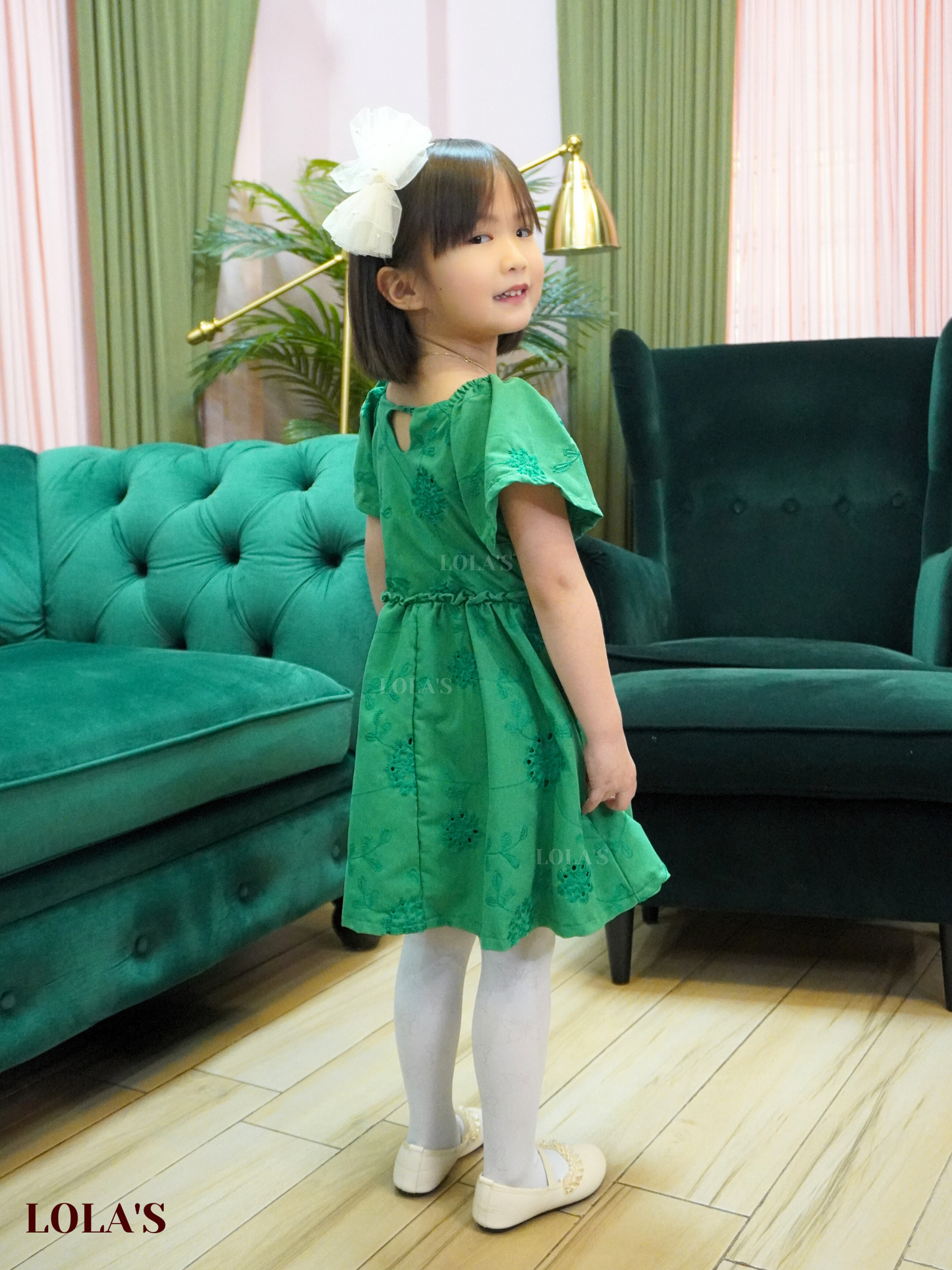 Jennie Dress (Emerald)