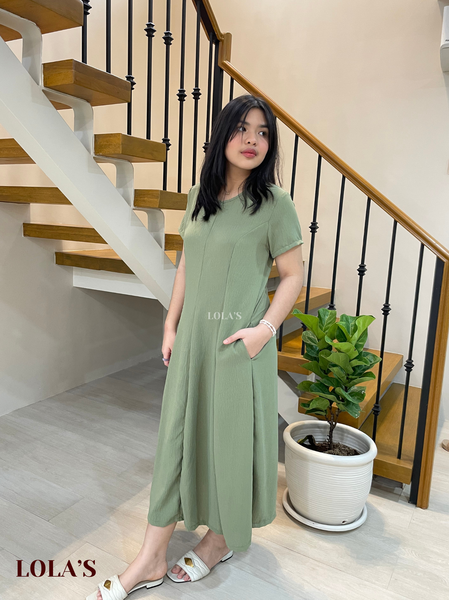 Kathleen Dress (Pistachio)