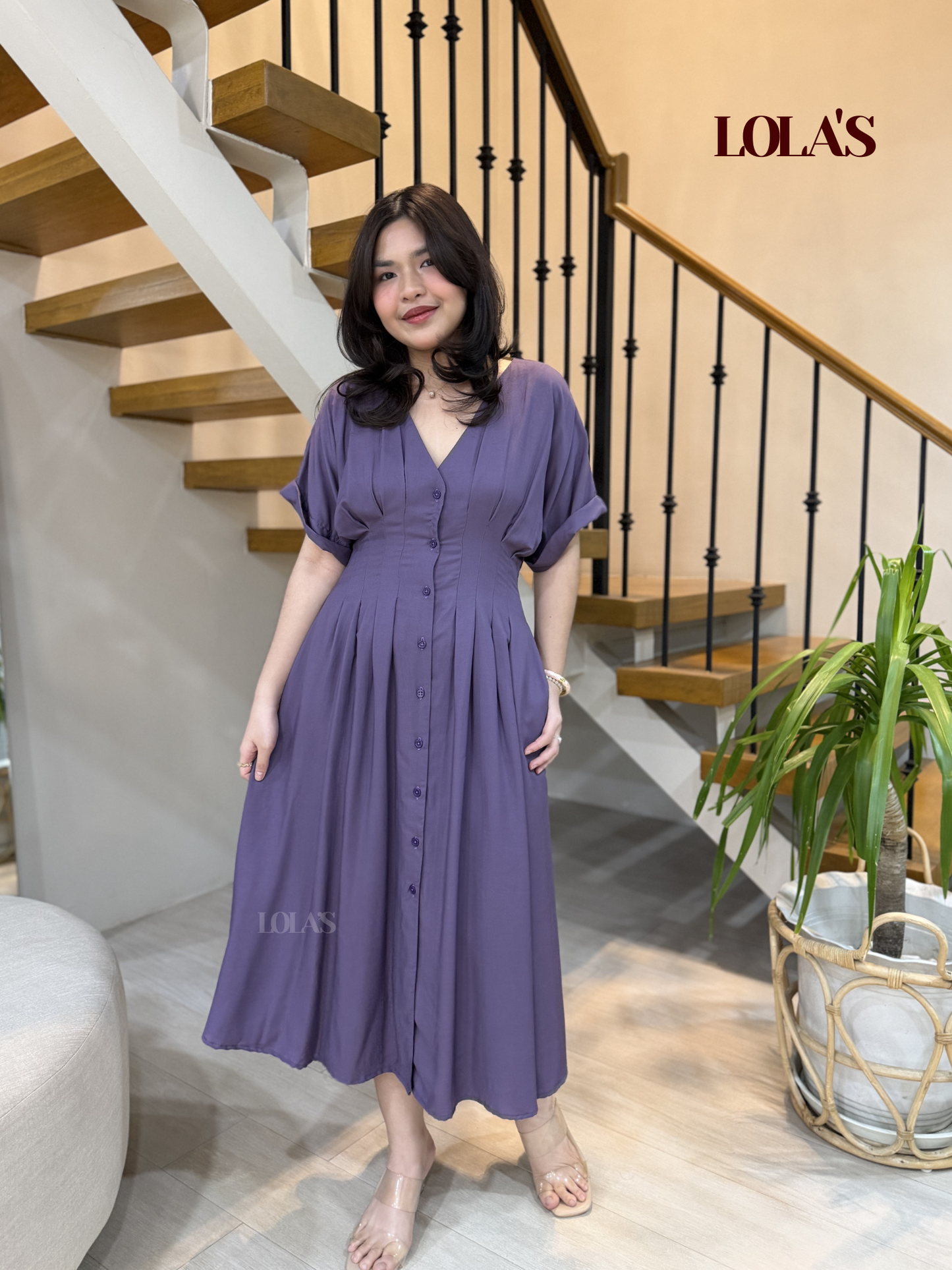 Frederica Dress (Royal Purple)