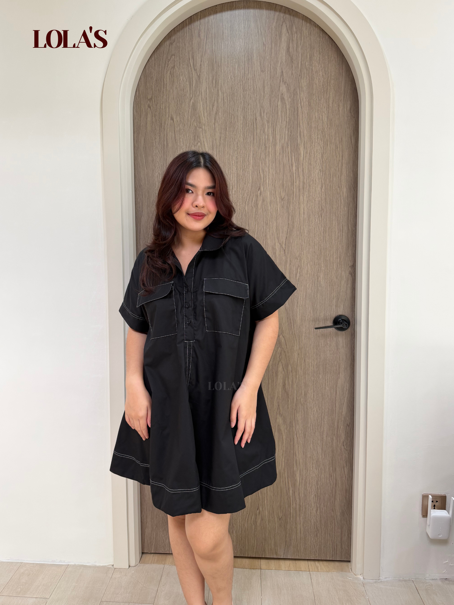 Sandrine Dress (Black)