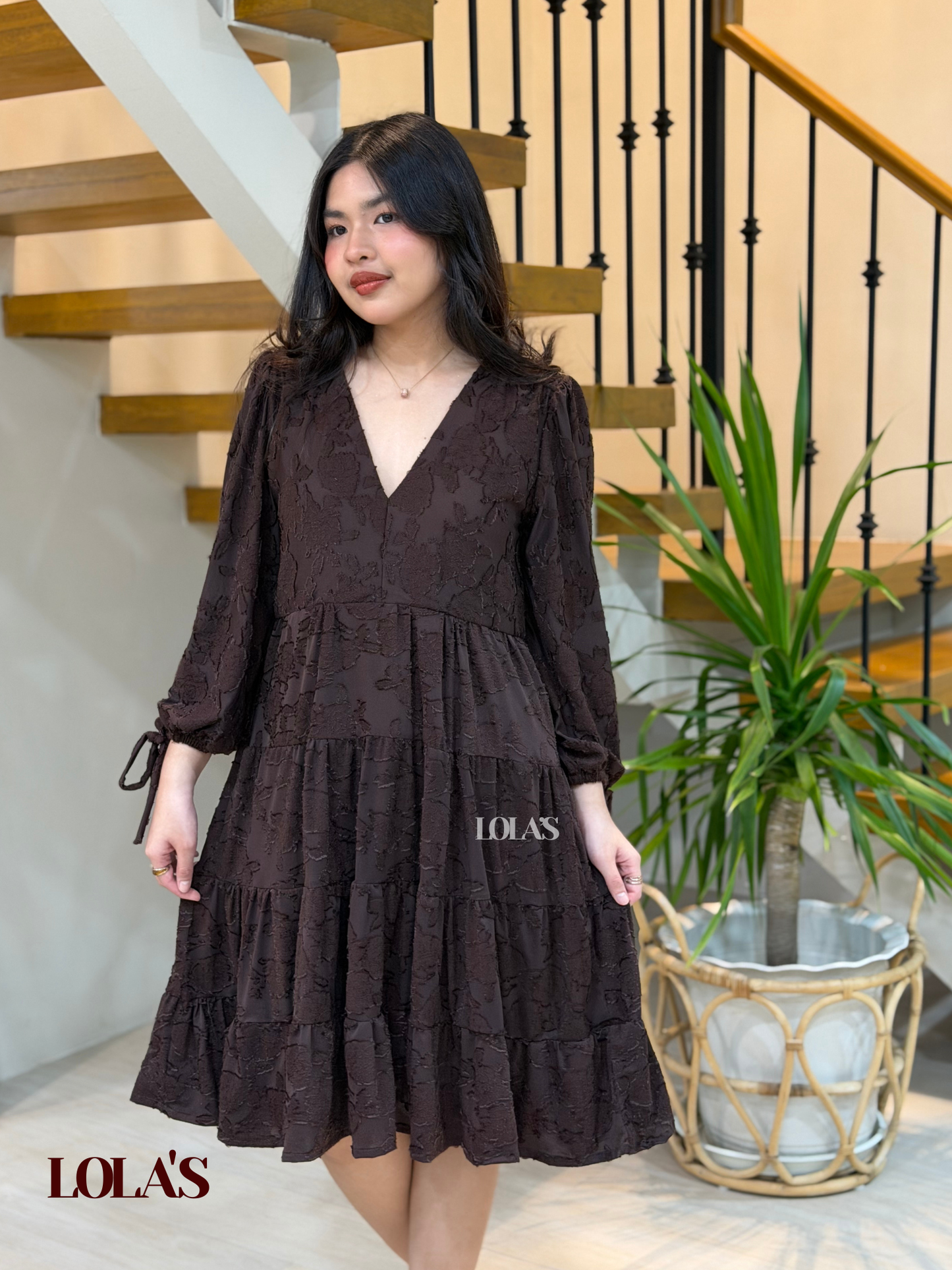 Diana Dress (Dark Choco)