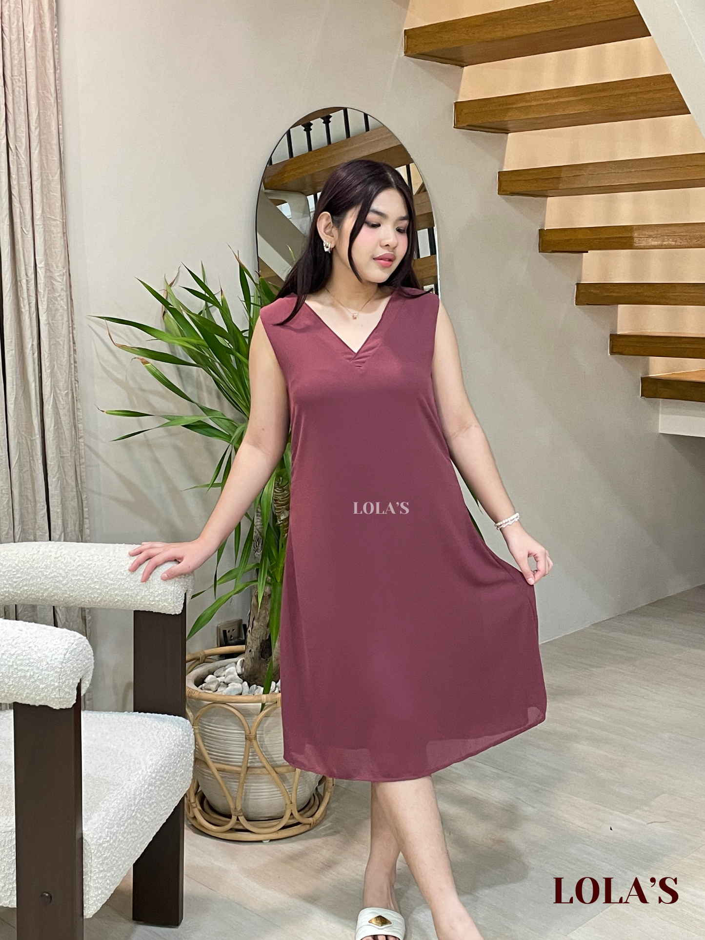 Teresita Dress (Mauve)