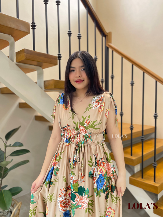 Adeline Dress (Summer Peonies)