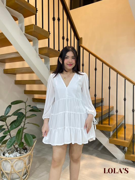Monina Dress (White)