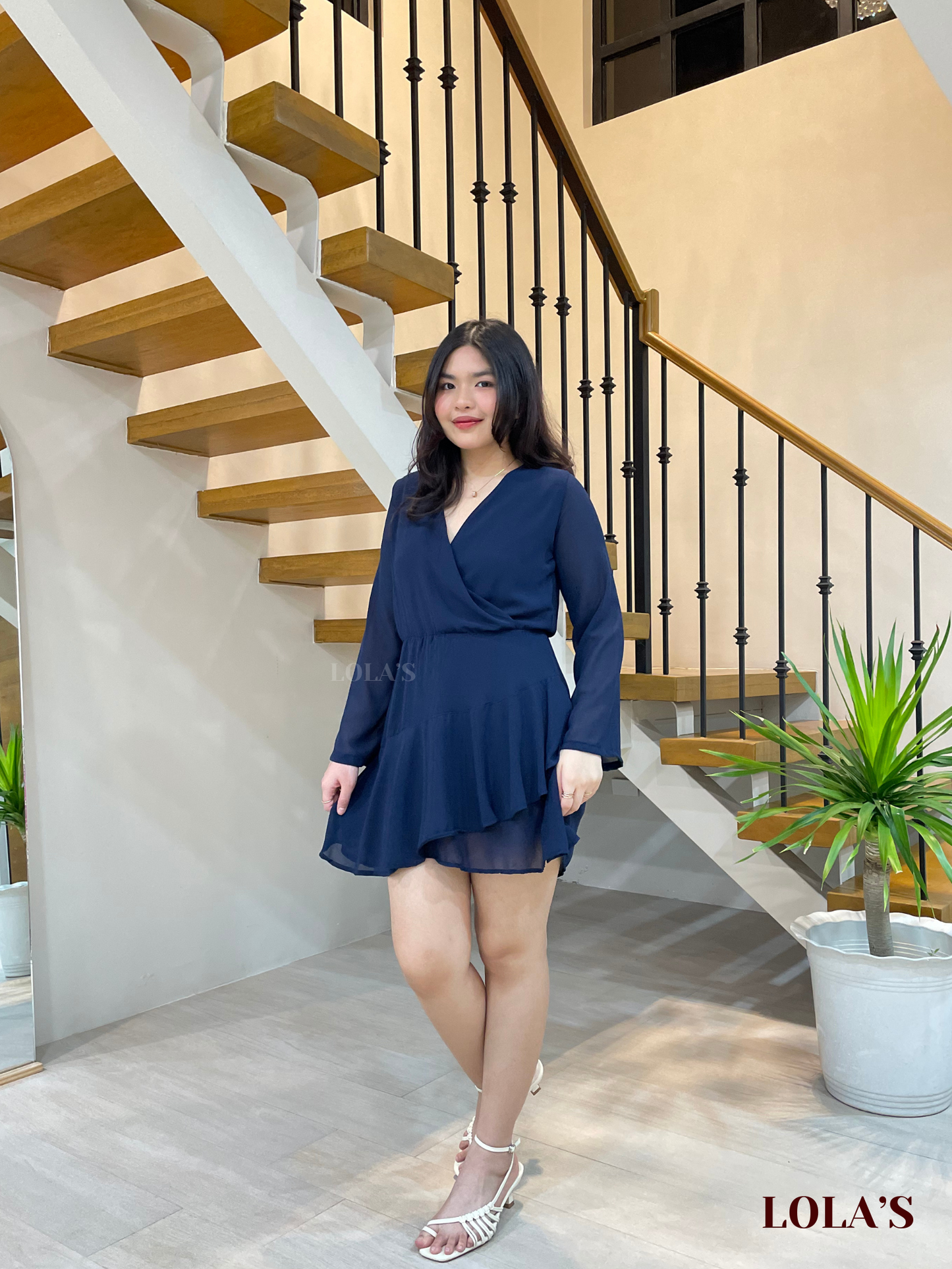 Lana Dress (Navy Blue)
