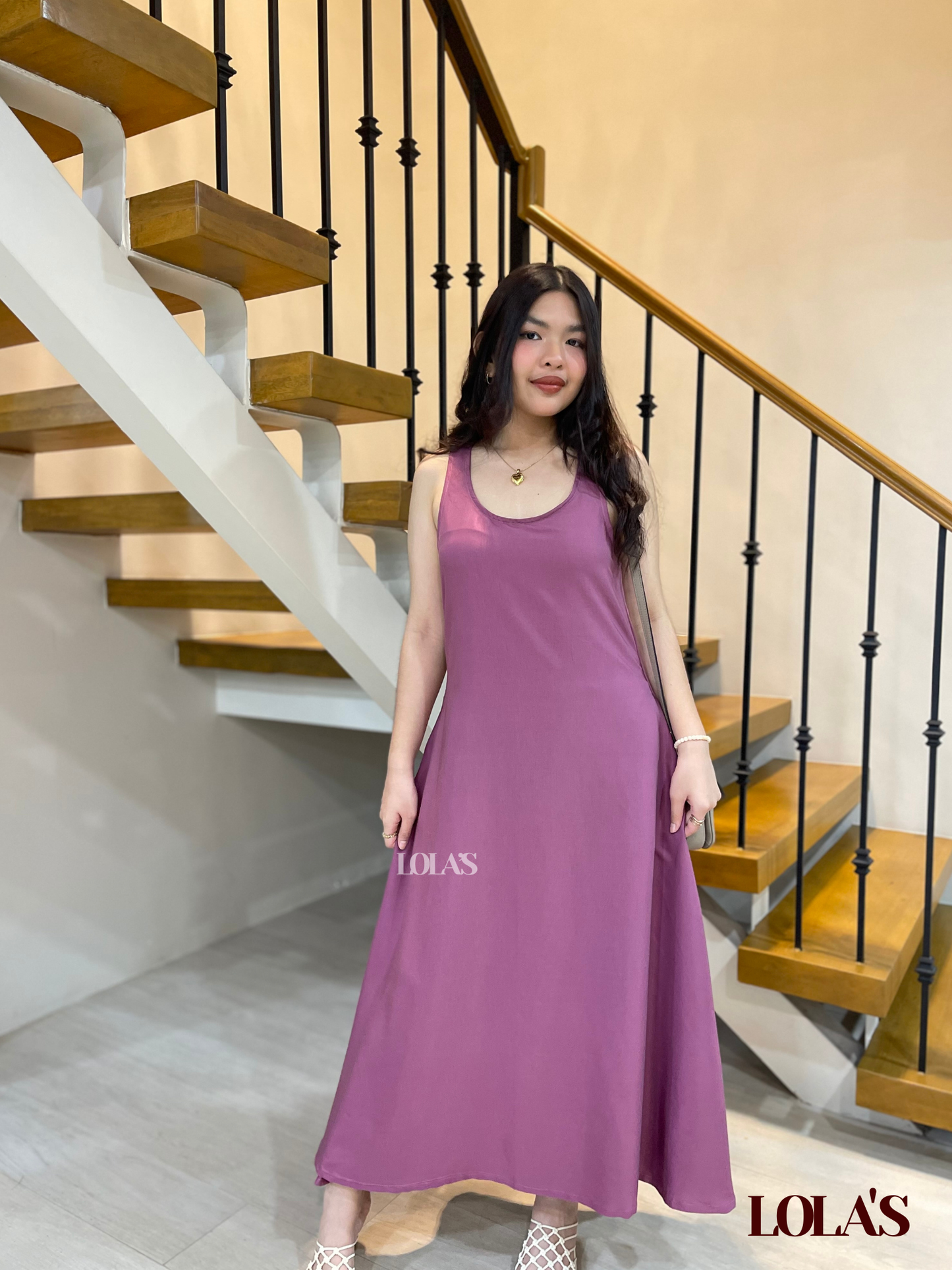 Miranda Dress (Mauve)