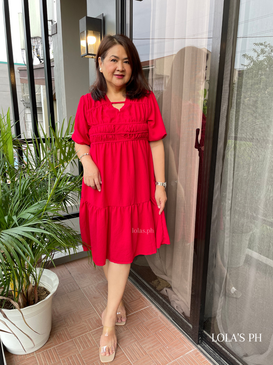 Louise Dress (Red)