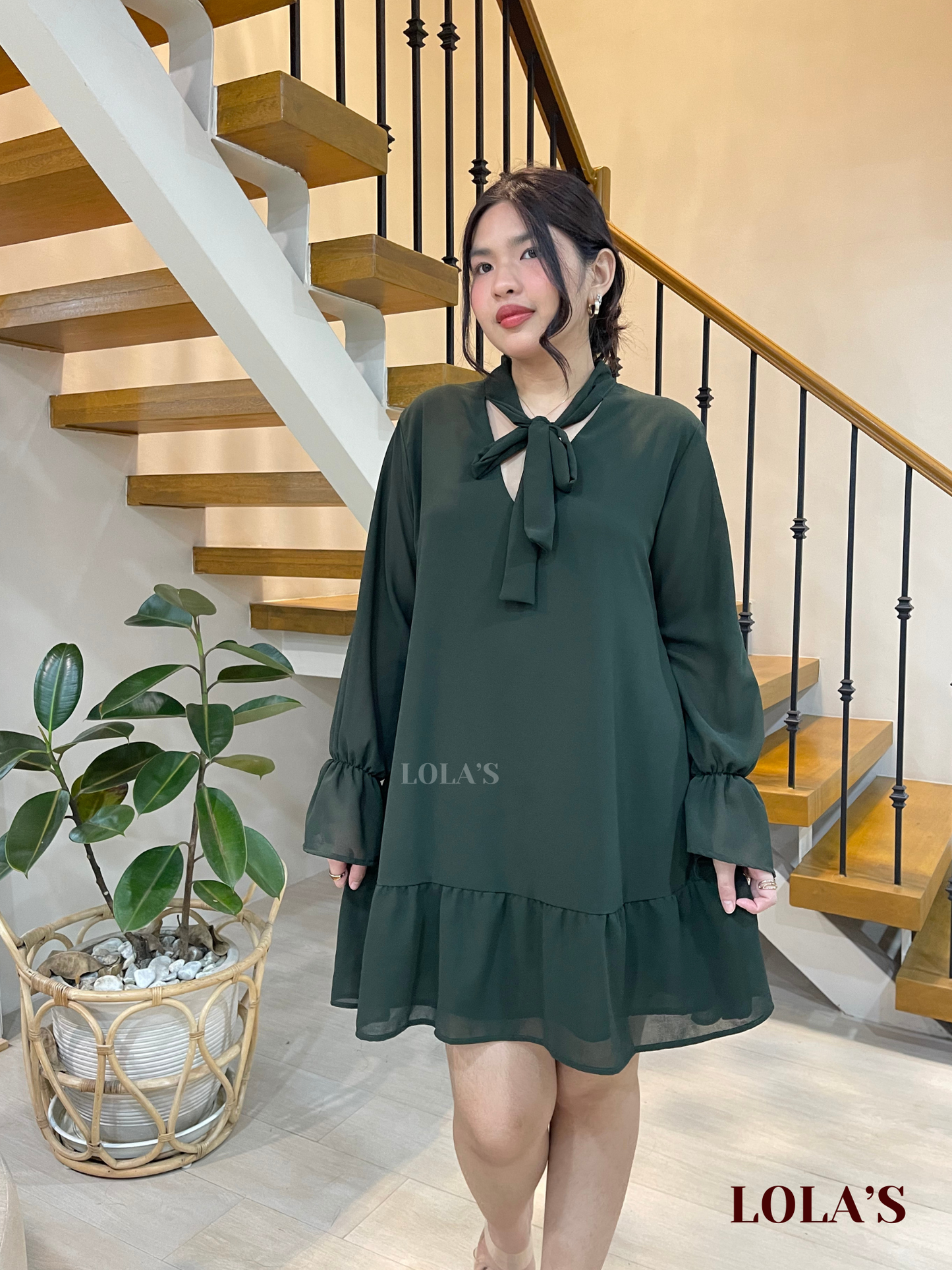 Daph Dress (Army Green)