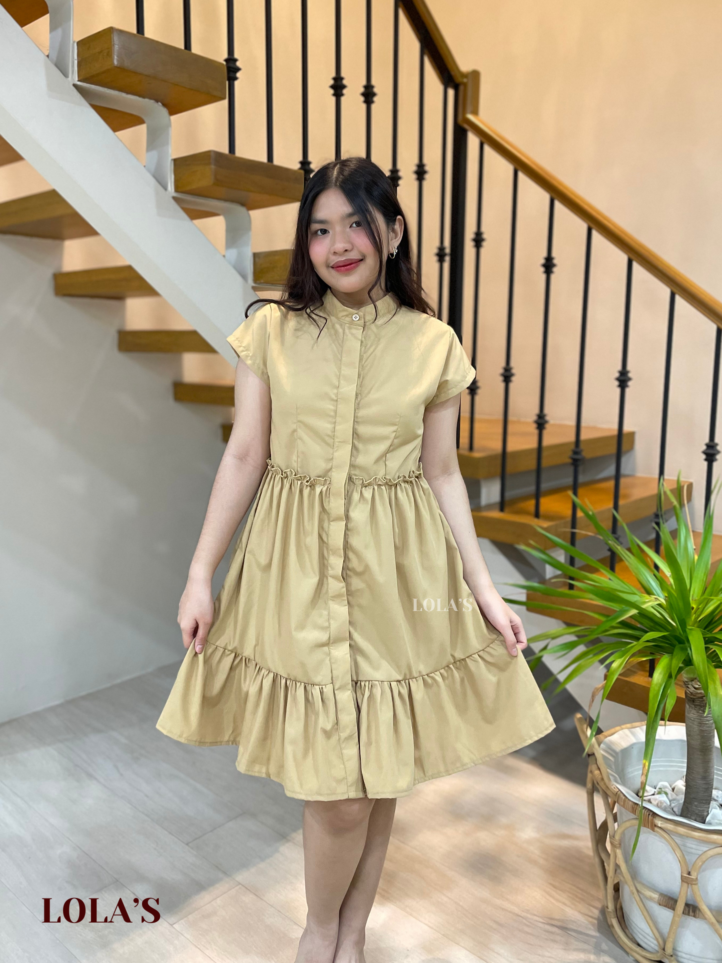 Jihyo Dress (Khaki)