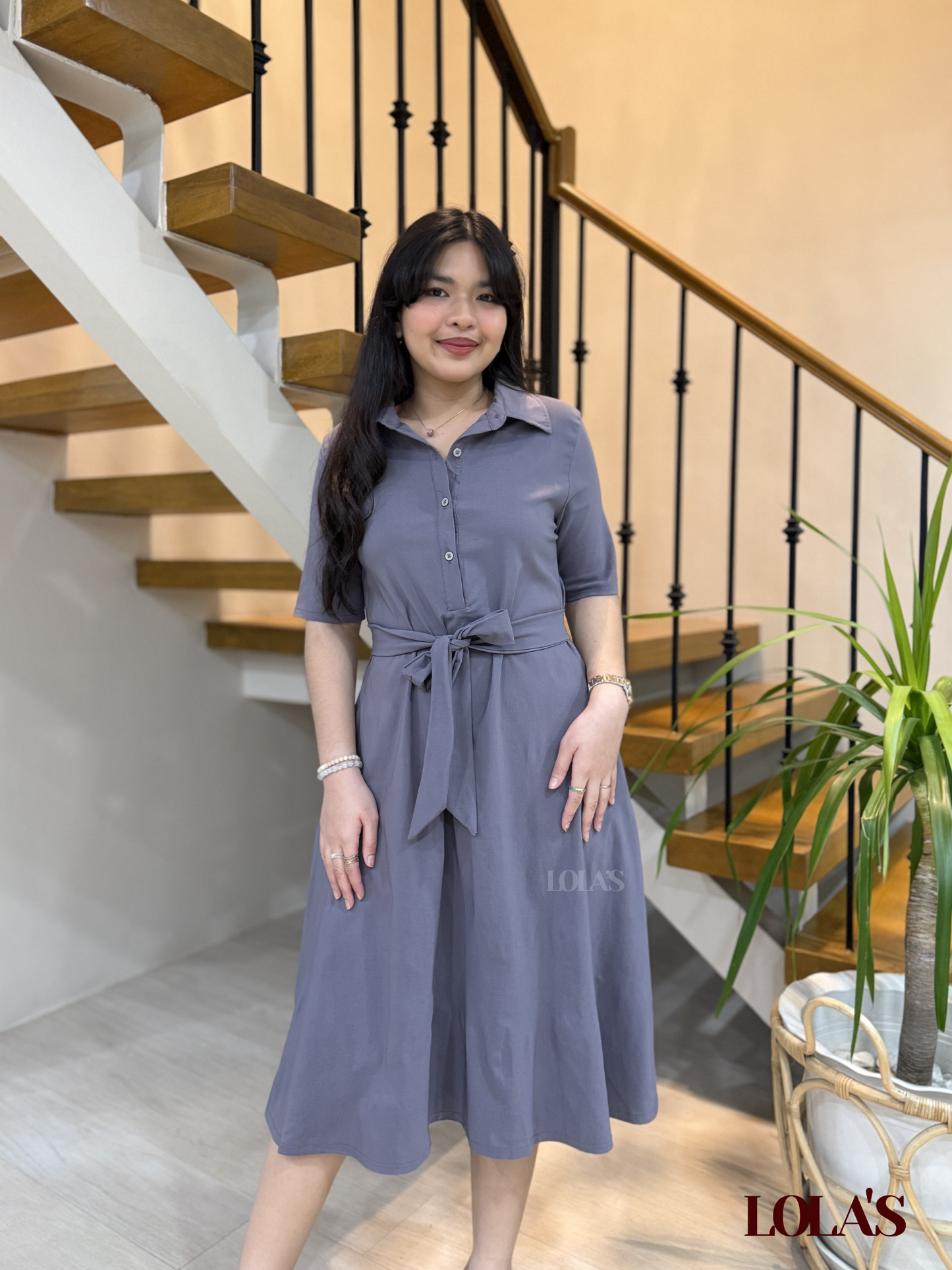 Bianca Dress (Gray)