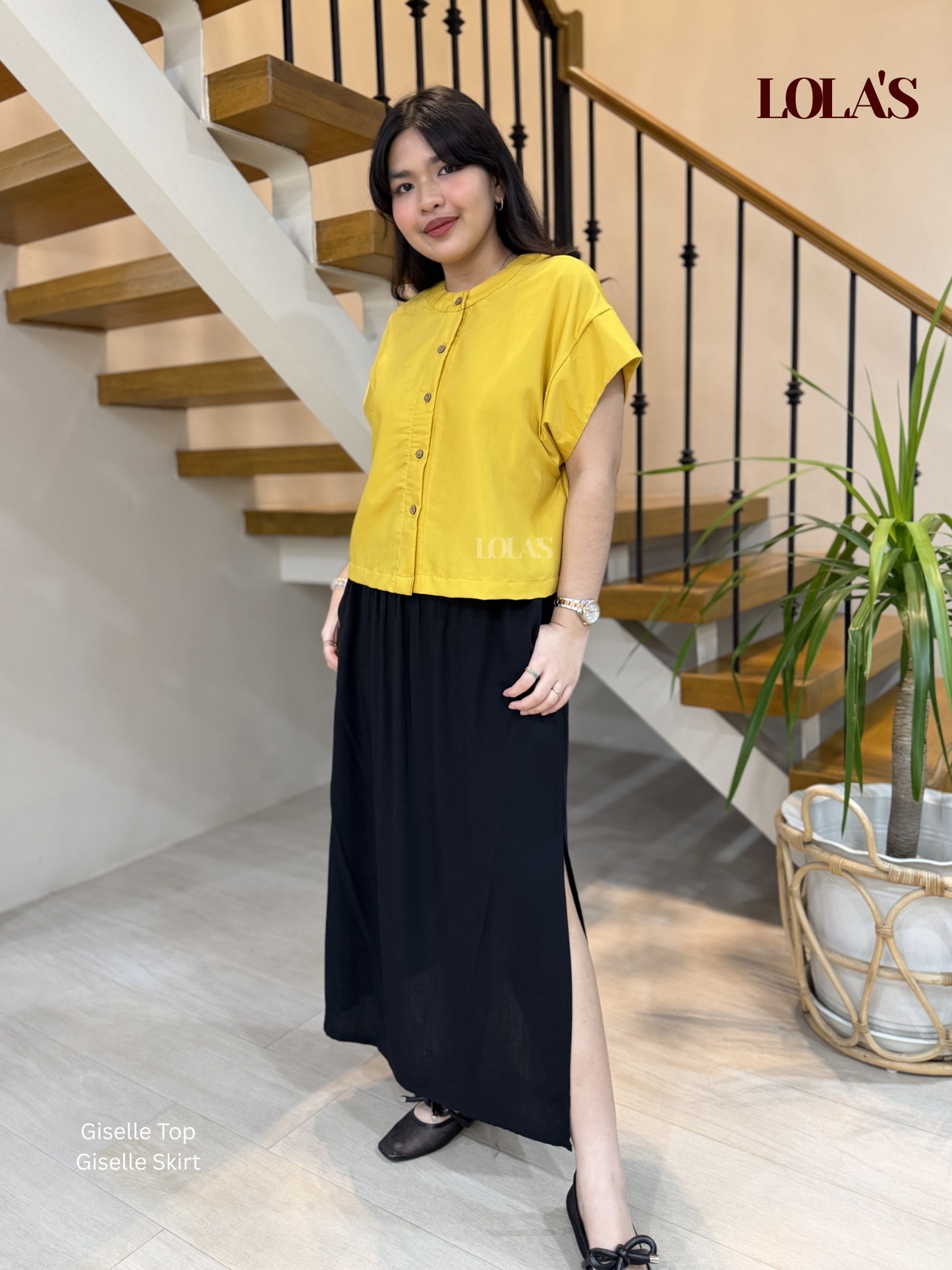 Giselle Top (Mustard)