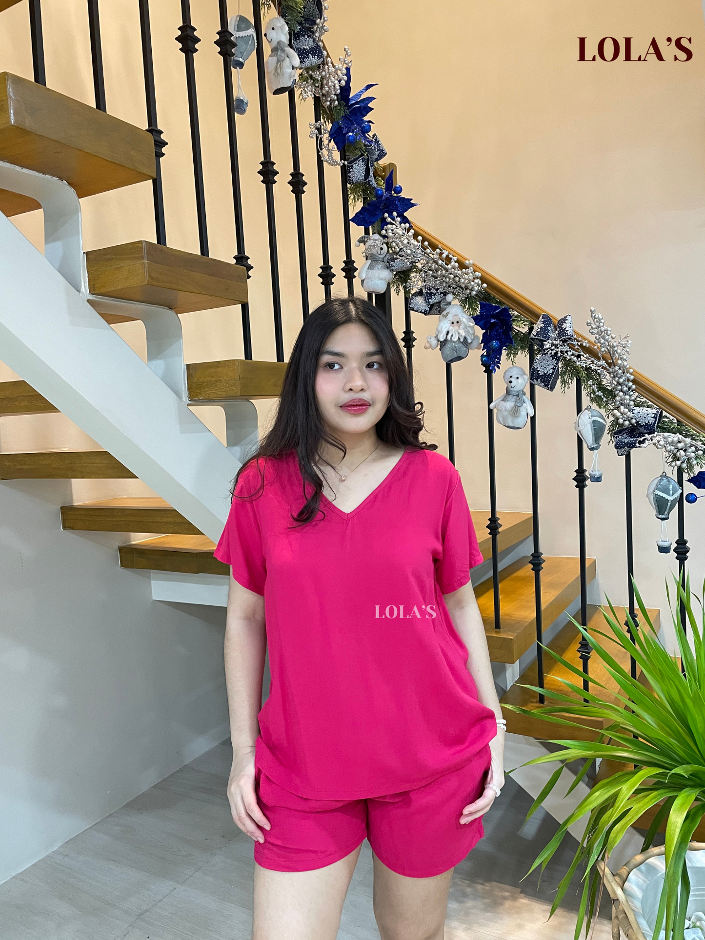 Terno Loungewear Coordinates (Magenta)