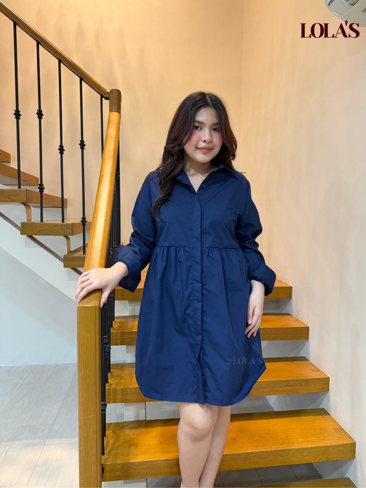 Eleanor Dress (Navy Blue)