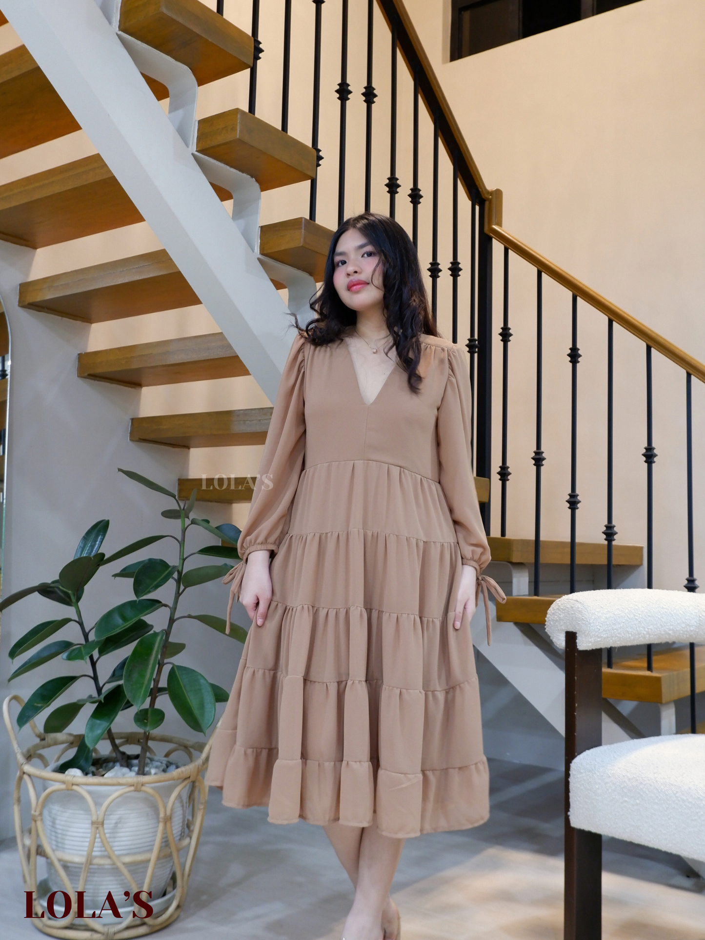 Anna Dress (Mocha)