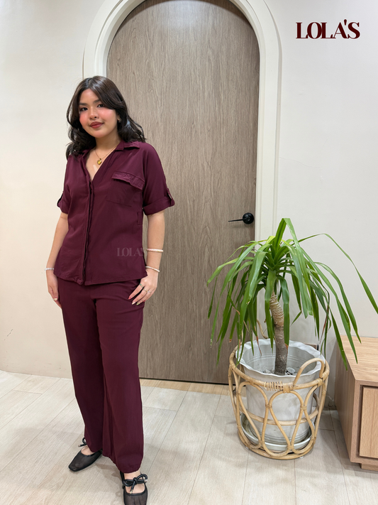 Medilyn Coords (Maroon)