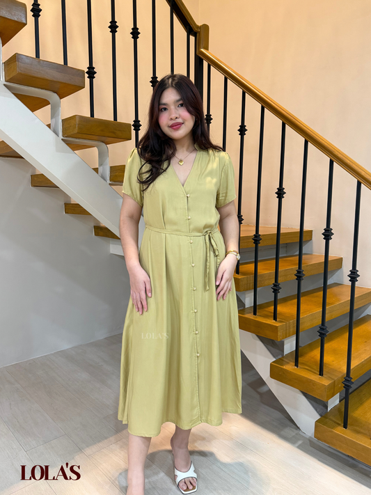 Kyle Dress (Light Olive)