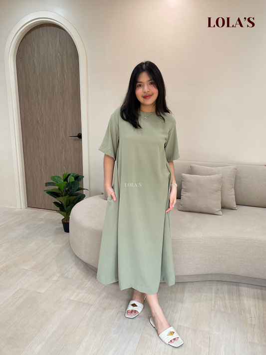 Luna Dress (Sage Green)