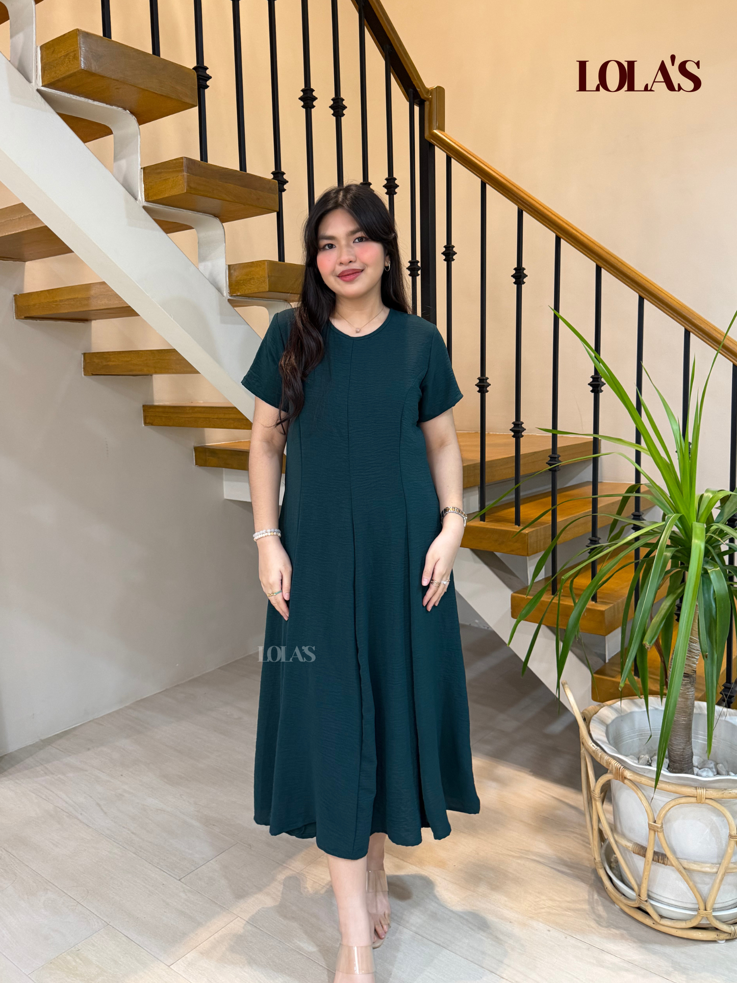 Kathleen Dress (Emerald)