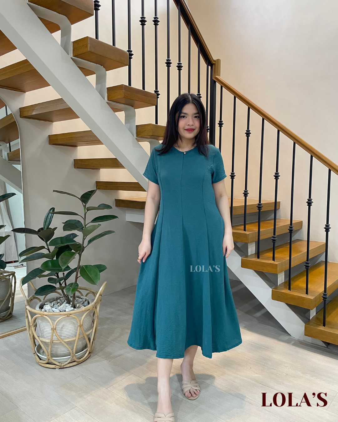 Kathleen Dress (Emerald)