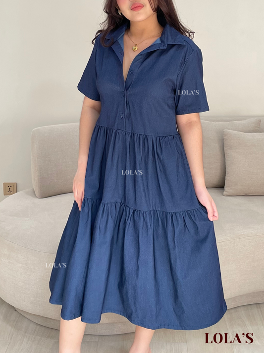 Emily Dress (Dark Denim)