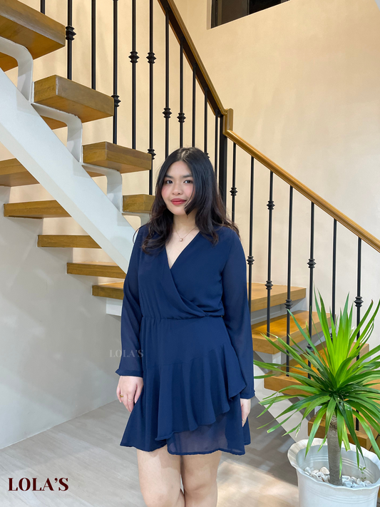 Lana Dress (Navy Blue)