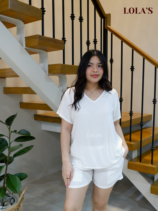 Terno Loungewear Coordinates (White)