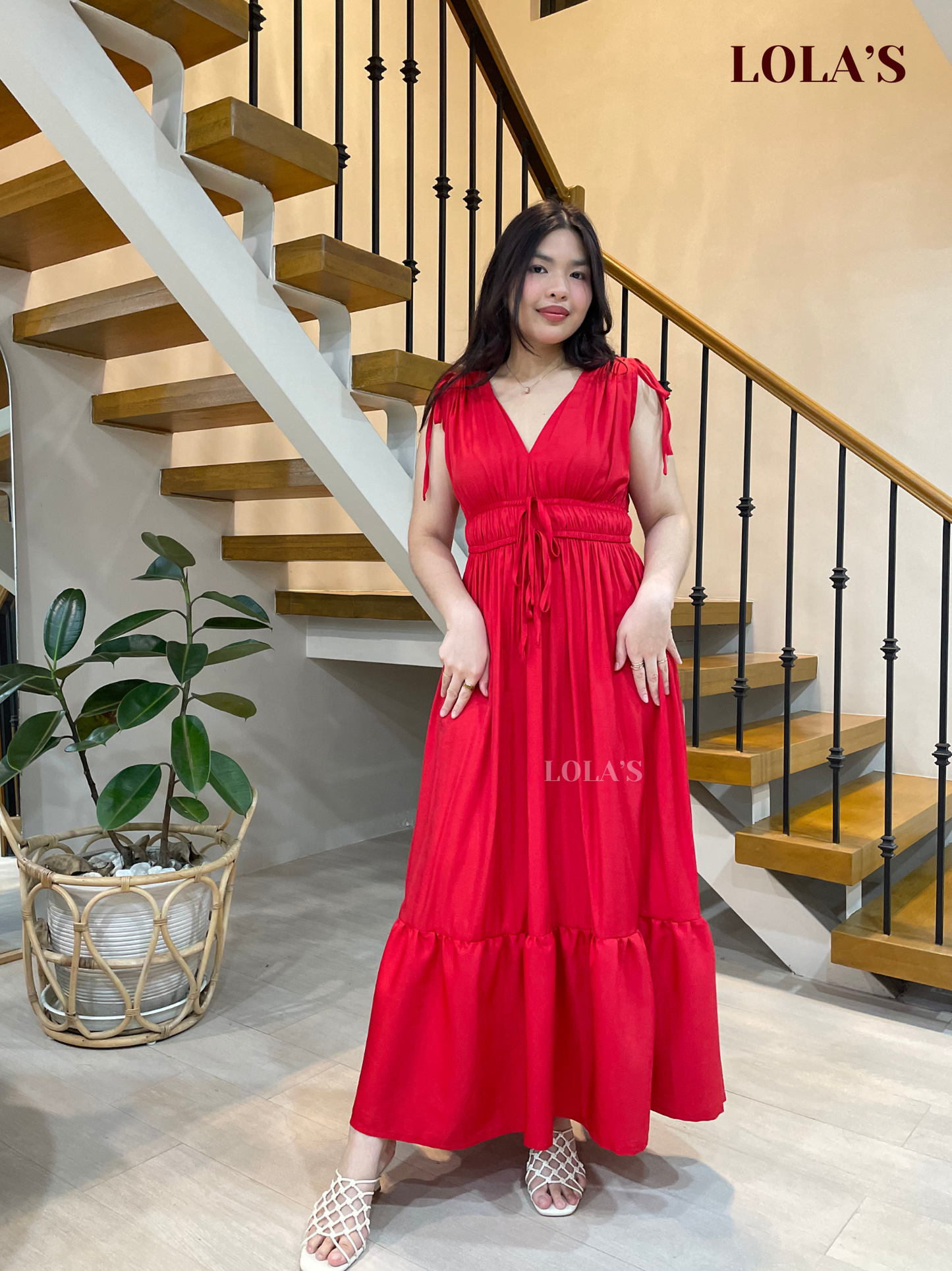 Adeline Dress (Red)