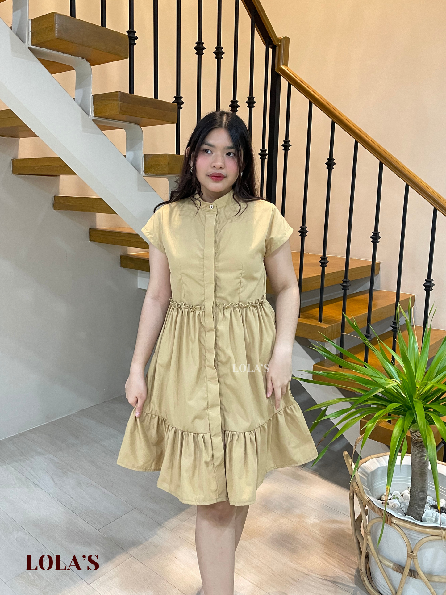 Jihyo Dress (Khaki)