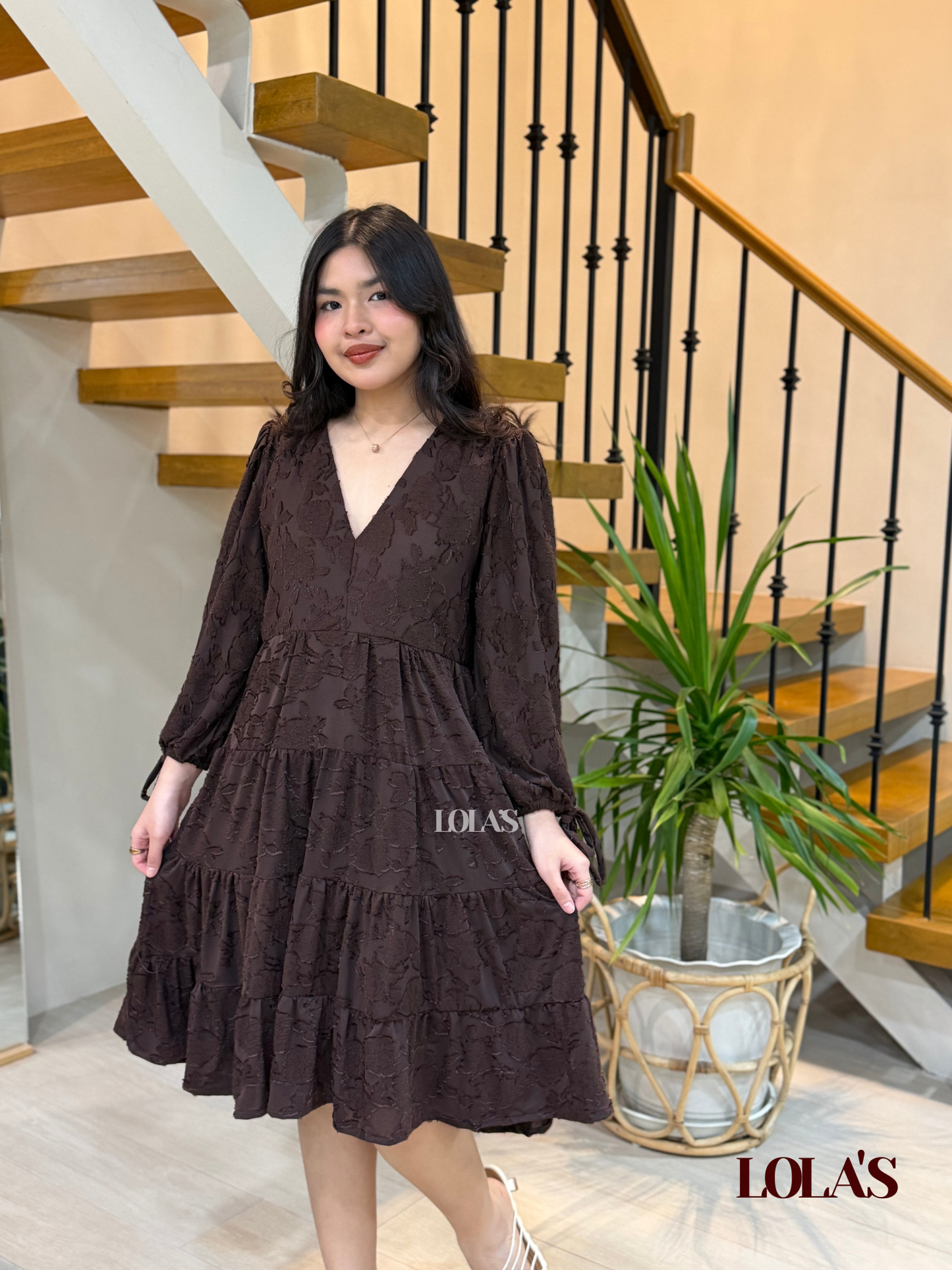 Diana Dress (Dark Choco)