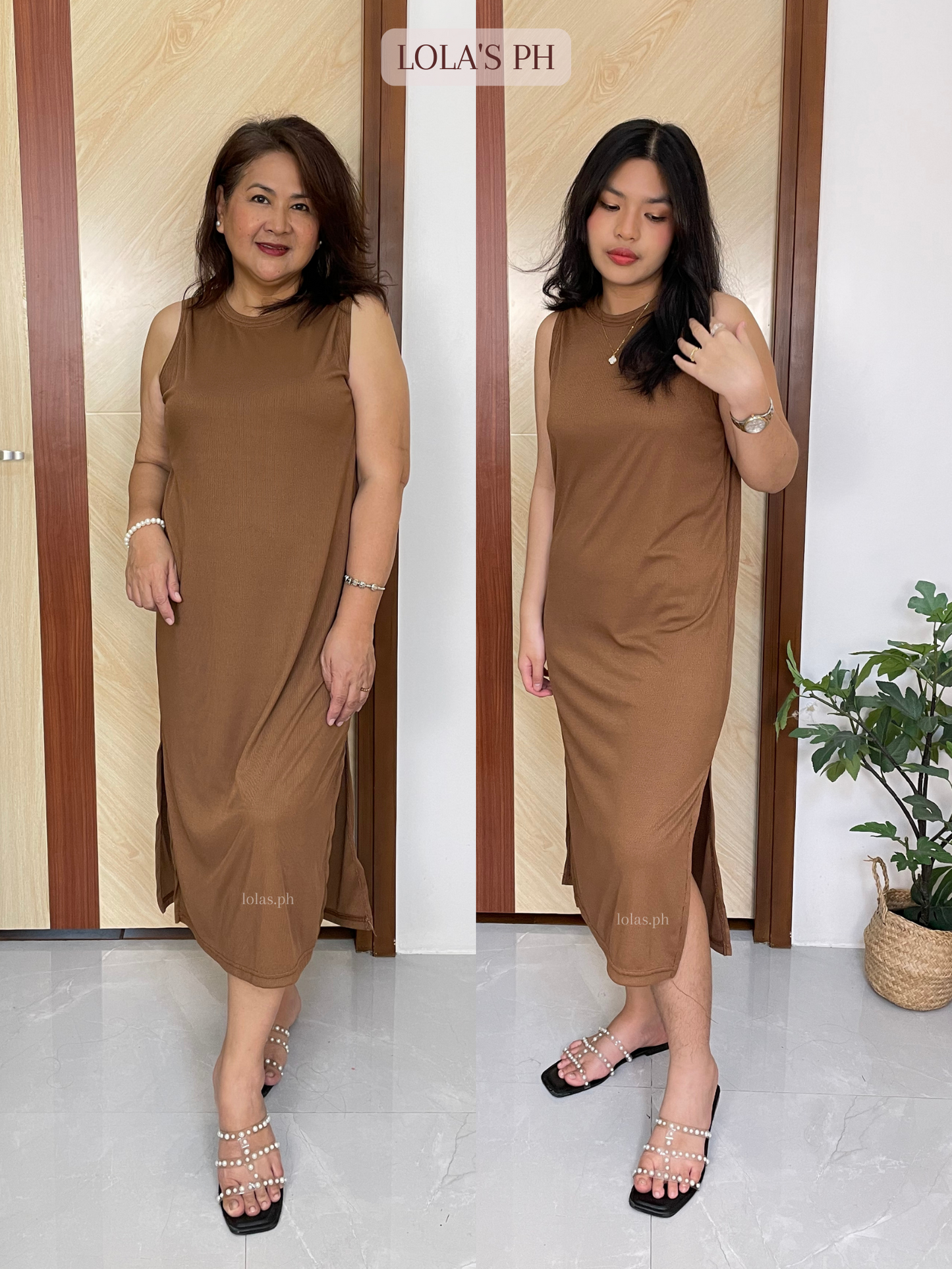 Dawn Dress (Brown)