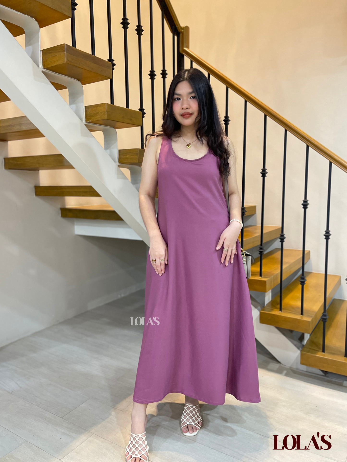 Miranda Dress (Mauve)