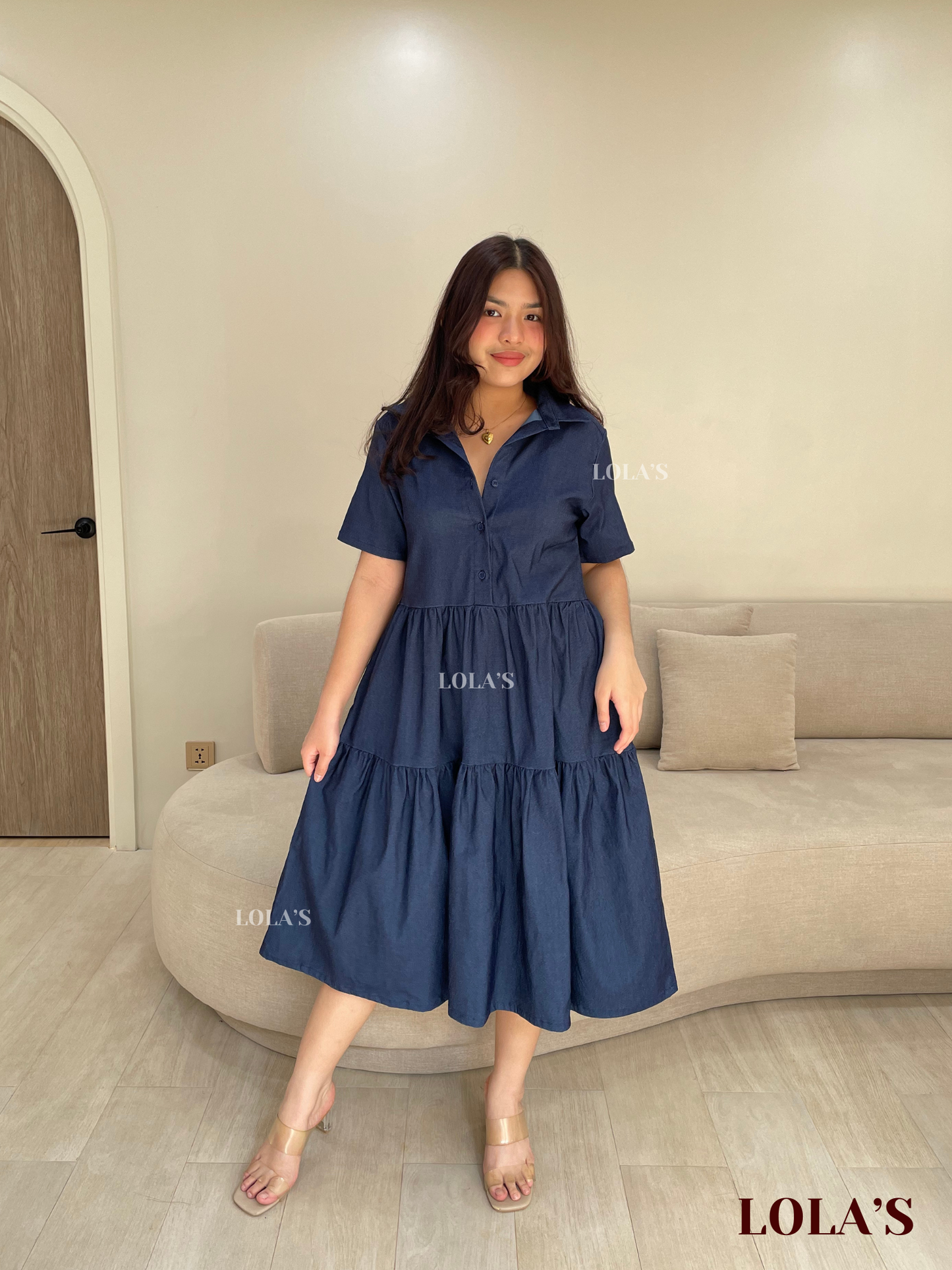 Emily Dress (Dark Denim)