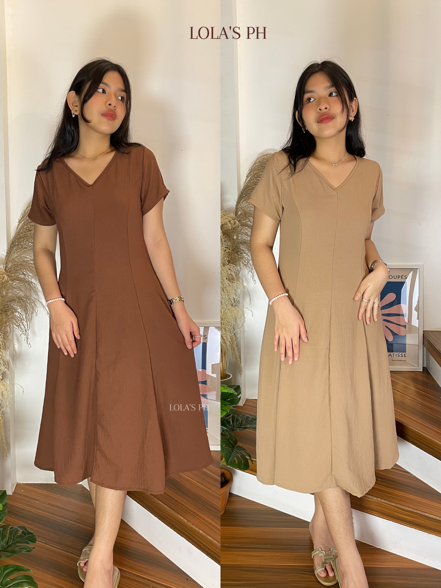 Reema Dress (Latte)