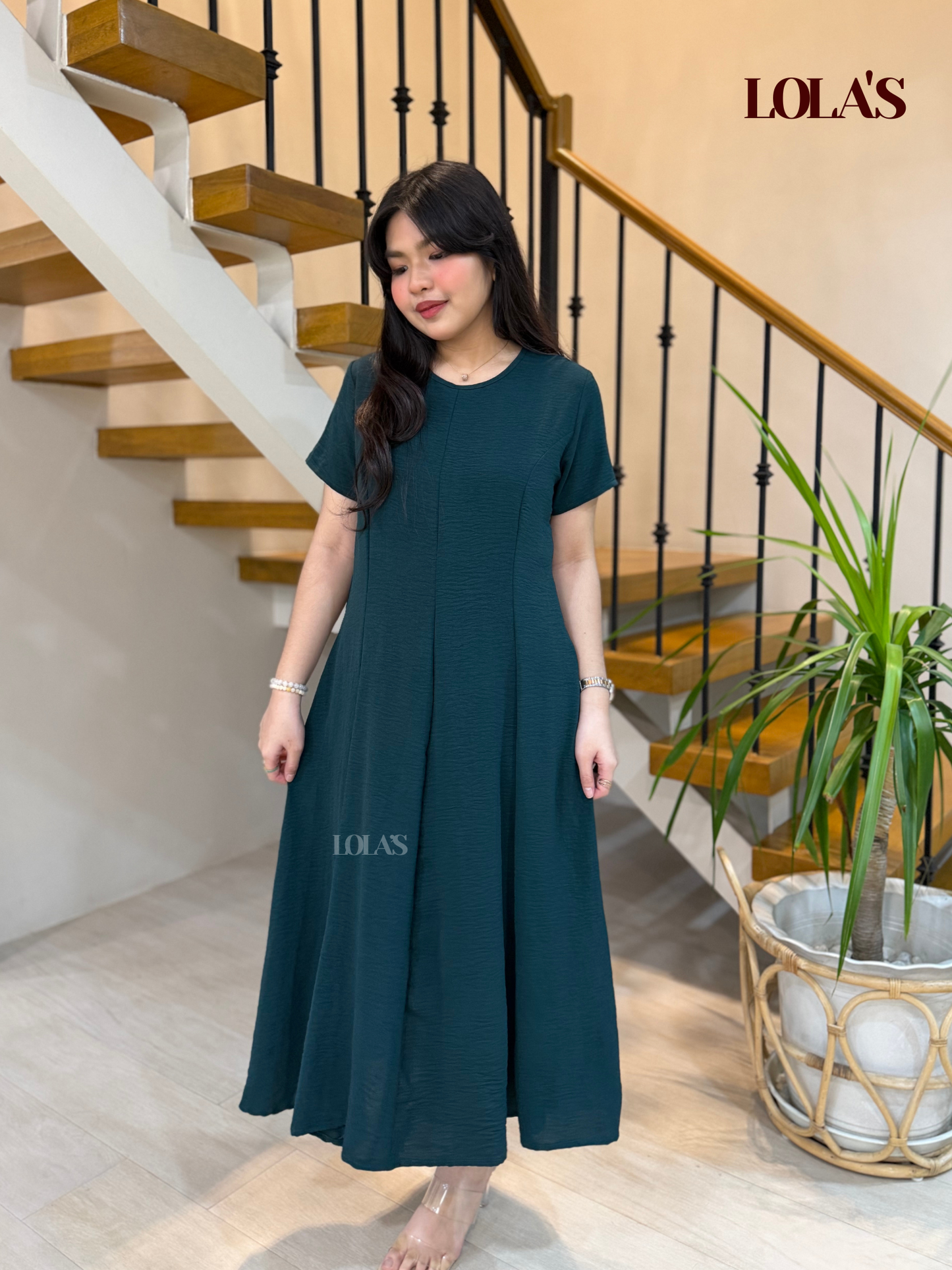 Kathleen Dress (Emerald)