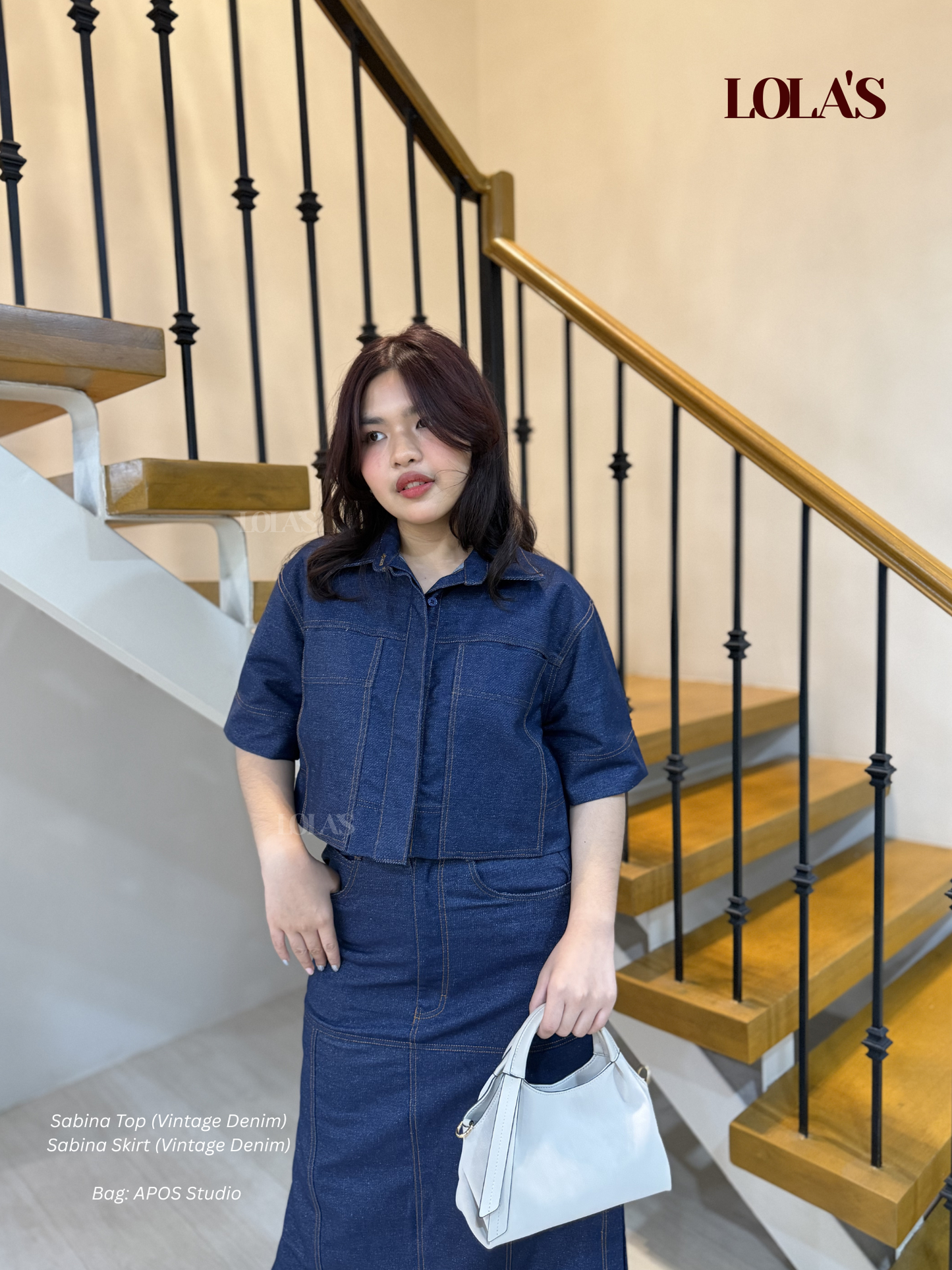 Sabina Skirt (Vintage Denim)