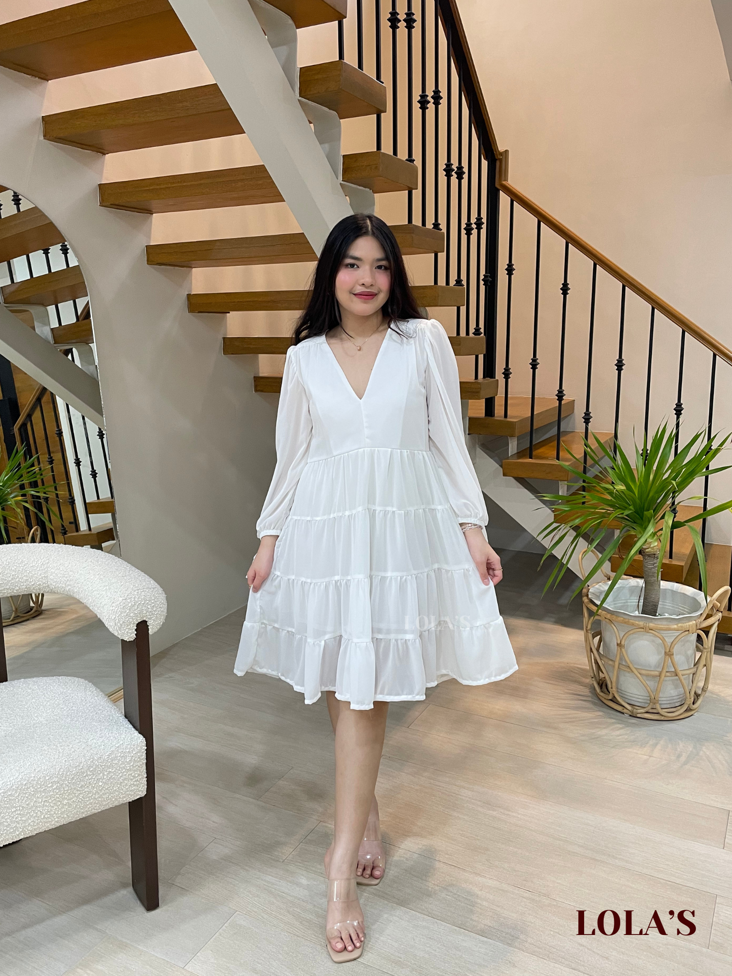 Diana Dress (White)