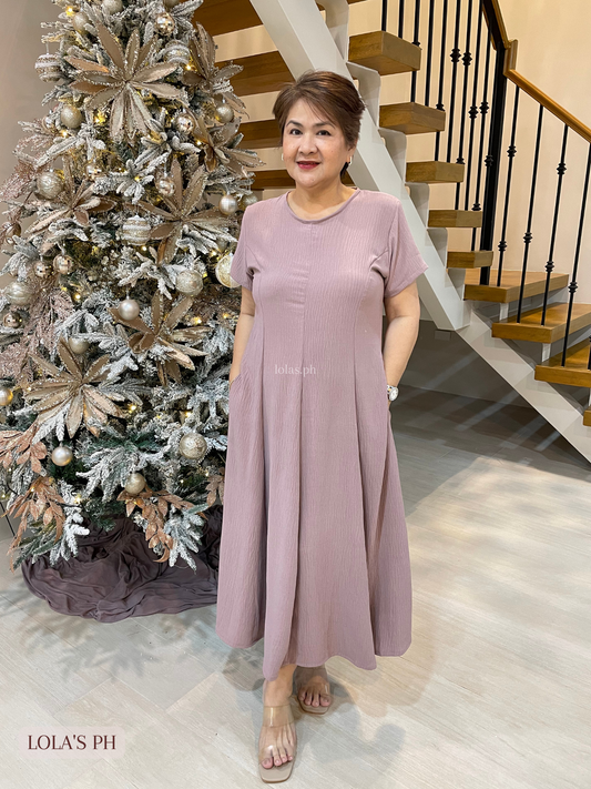 Kathleen Dress (Light Taupe)