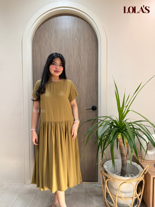 Mina Dress (Olive)