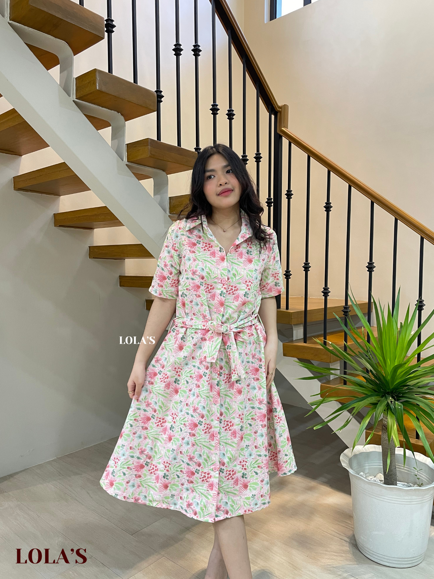 Alexa Polo Dress (Fresh Blooms)