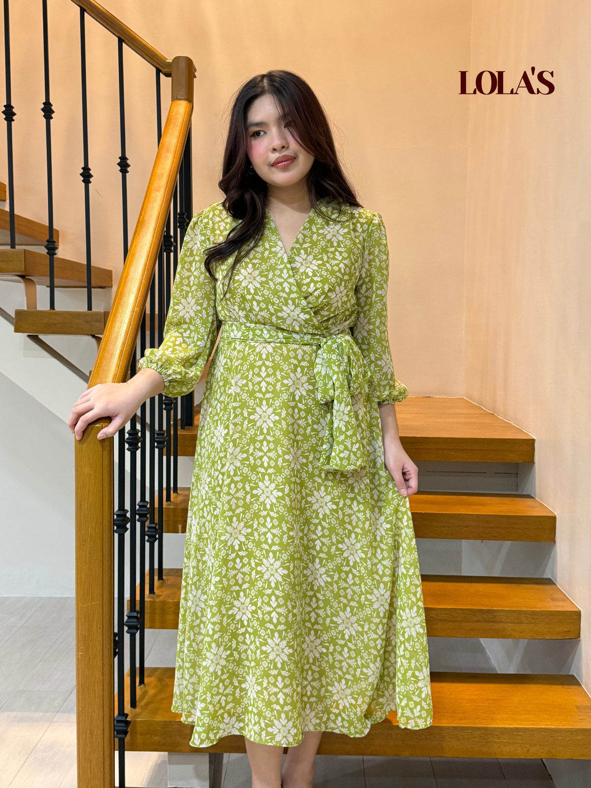 Paula Dress (Lime Mist)