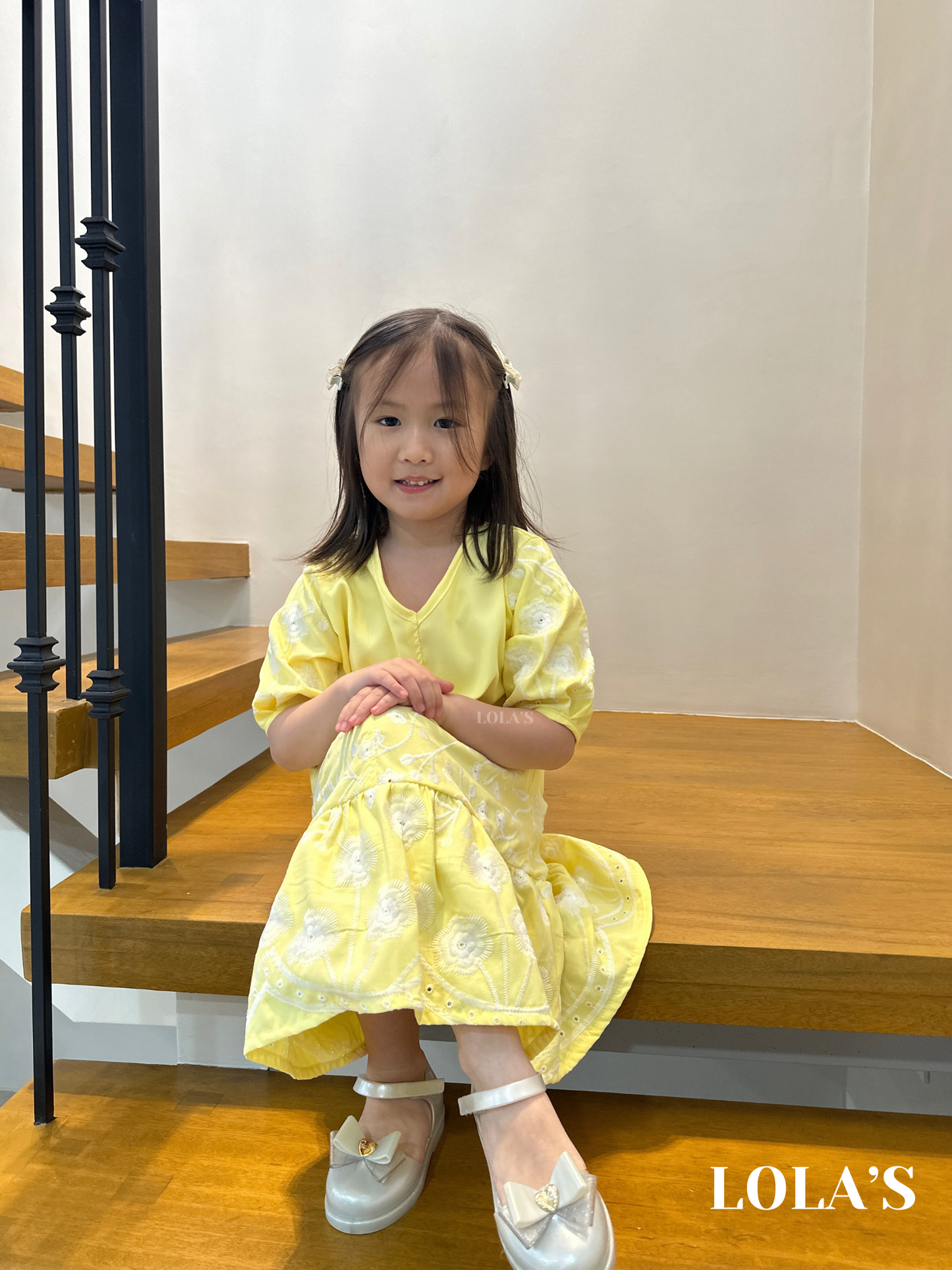 Priscilla Dress Kids (Yellow)