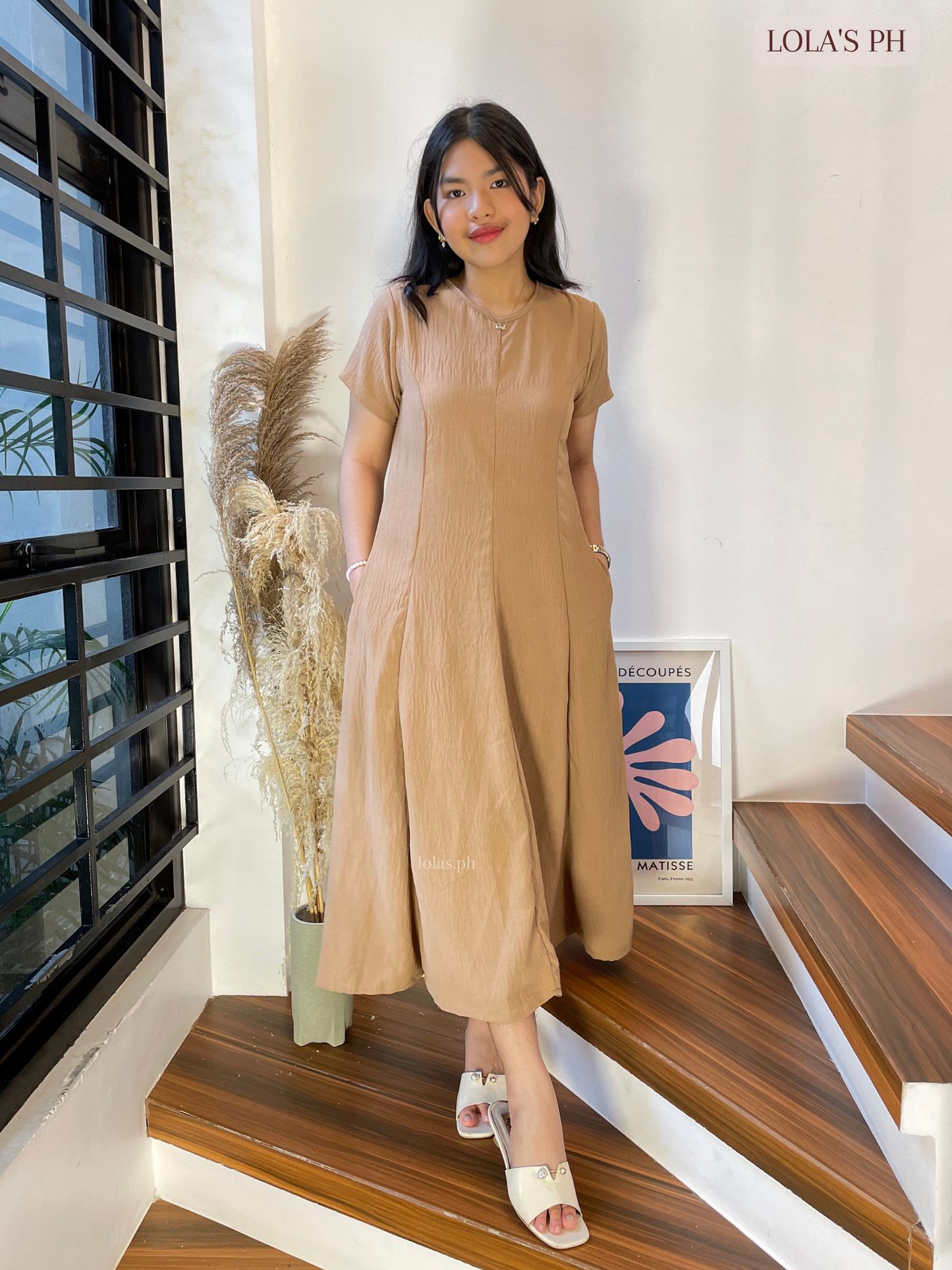 Kathleen Dress (Latte)