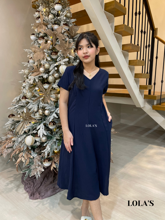 Reema Dress (Navy Blue)