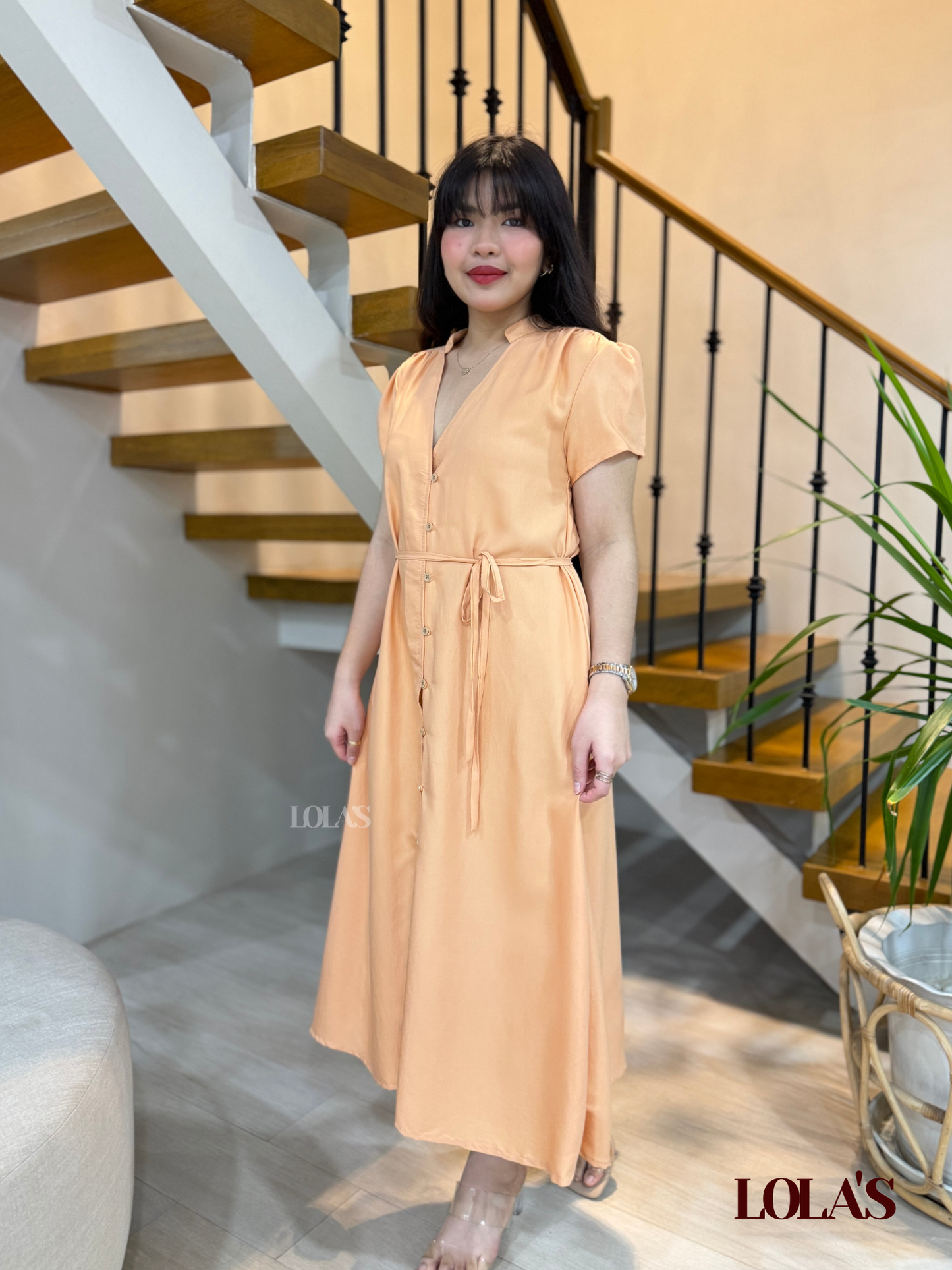 Kyle Dress (Apricot)