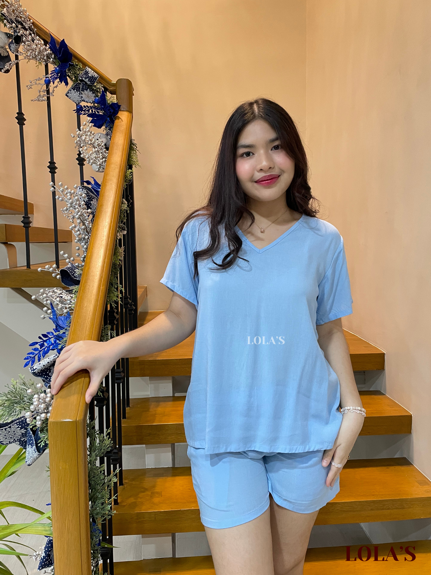 Terno Loungewear Coordinates (Sky Blue)