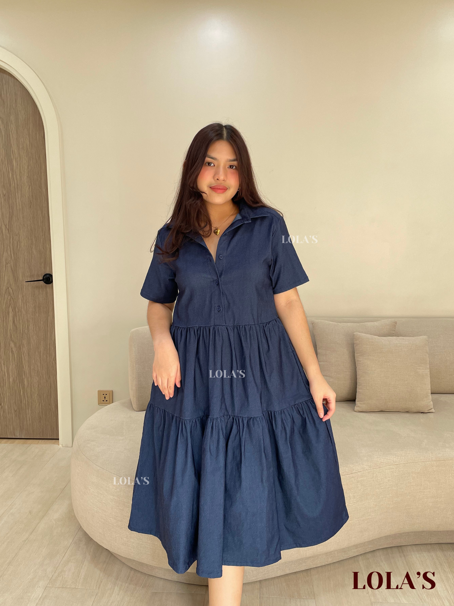 Emily Dress (Dark Denim)