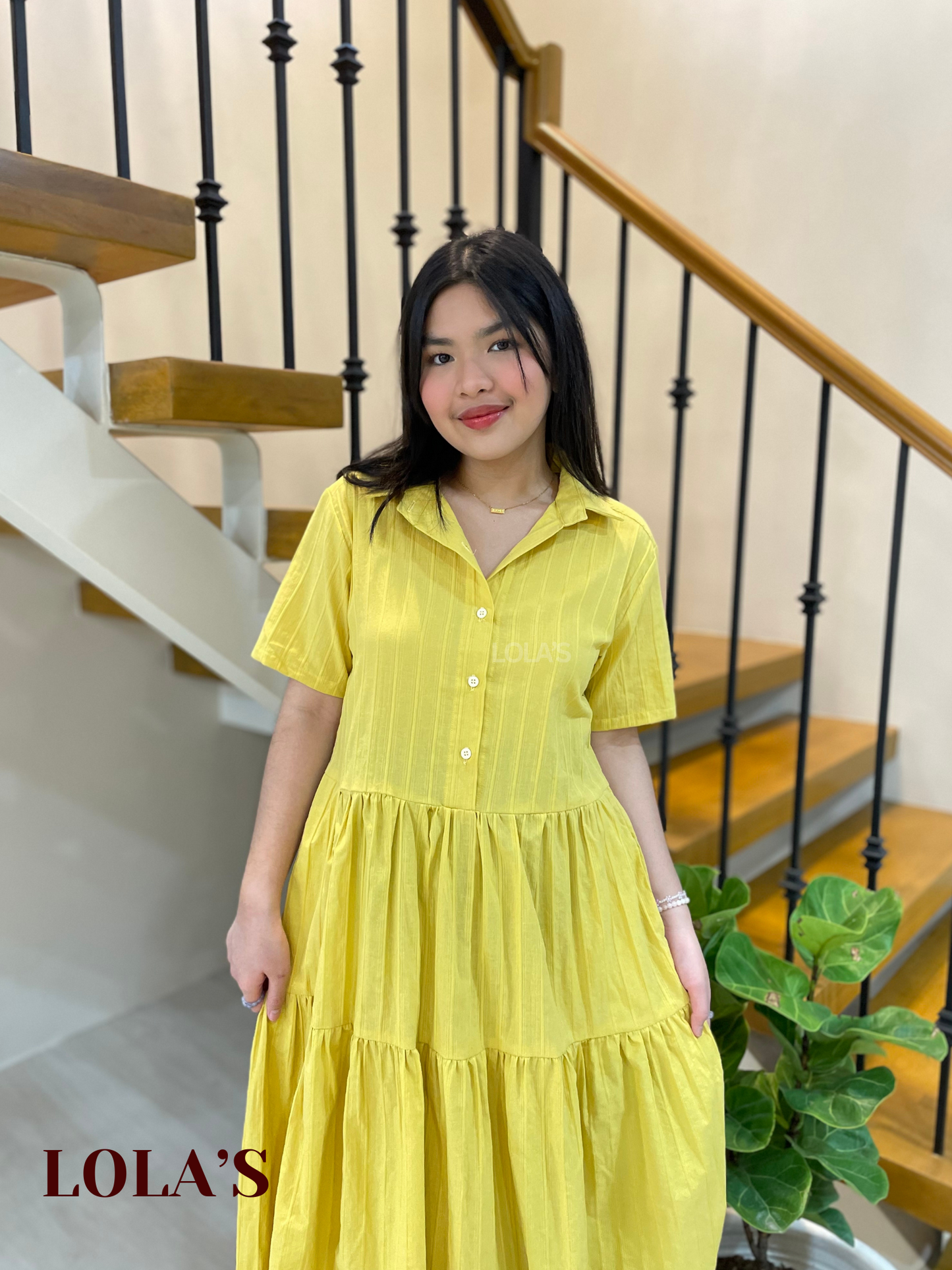 Emily Dress (Mustard)
