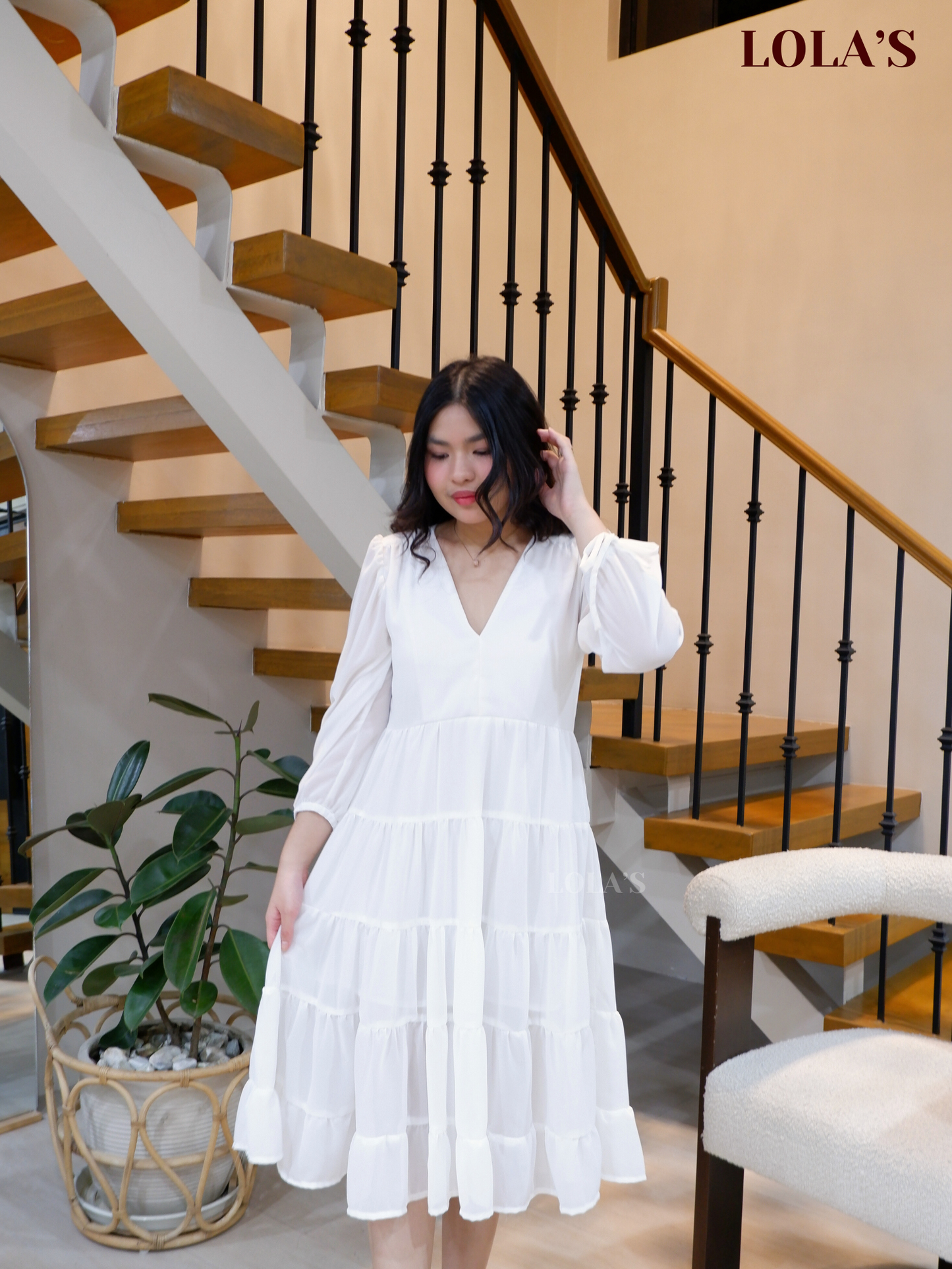 Anna Dress (White)